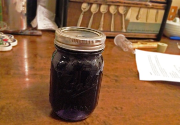 Homemade Violet Syrup